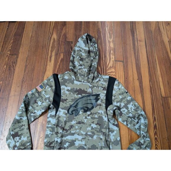 Nike Salute to Service Camo Hoodie Womens Large 14-16 in good condition. - Picture 2 of 6